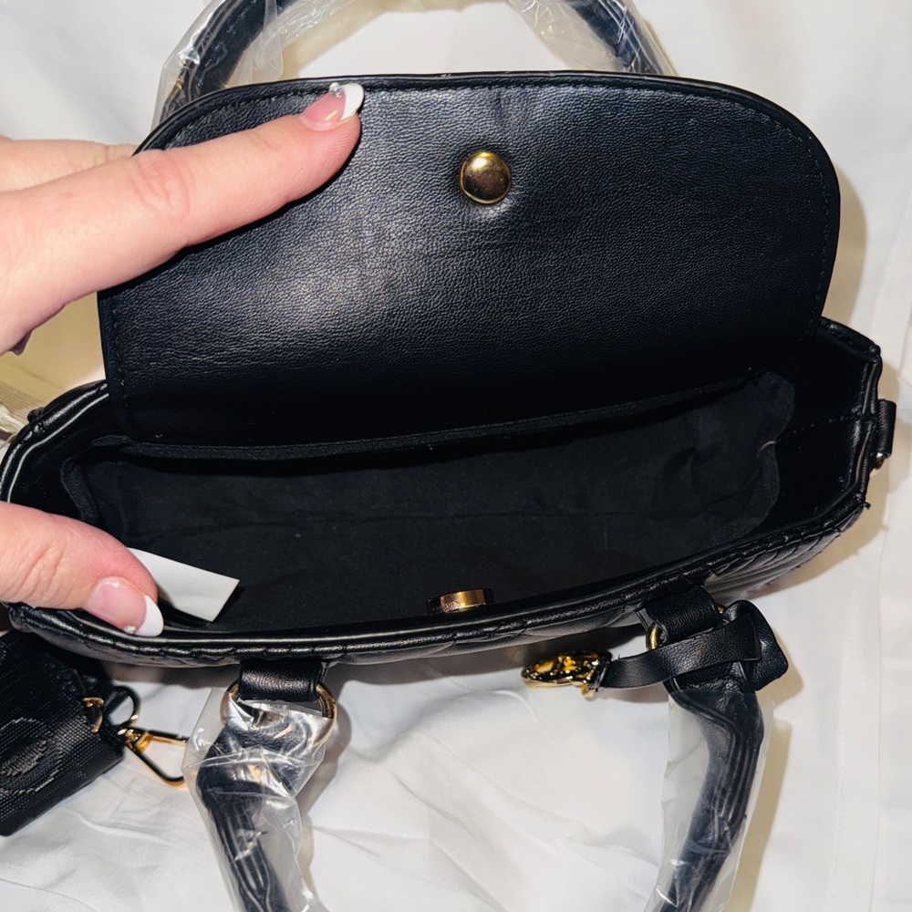 Valentino Orlandi Quilted Black Mini Bag - Picture 6 of 8